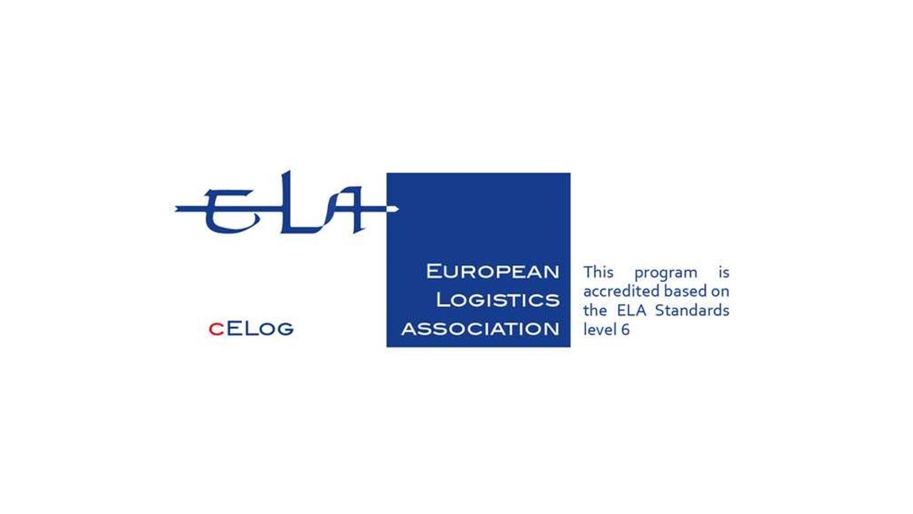 Katedra logistiky nadále držitelem mezinárodní odborné akreditace cELog Evropské logistické asociace pro výuku své vedlejší specializace